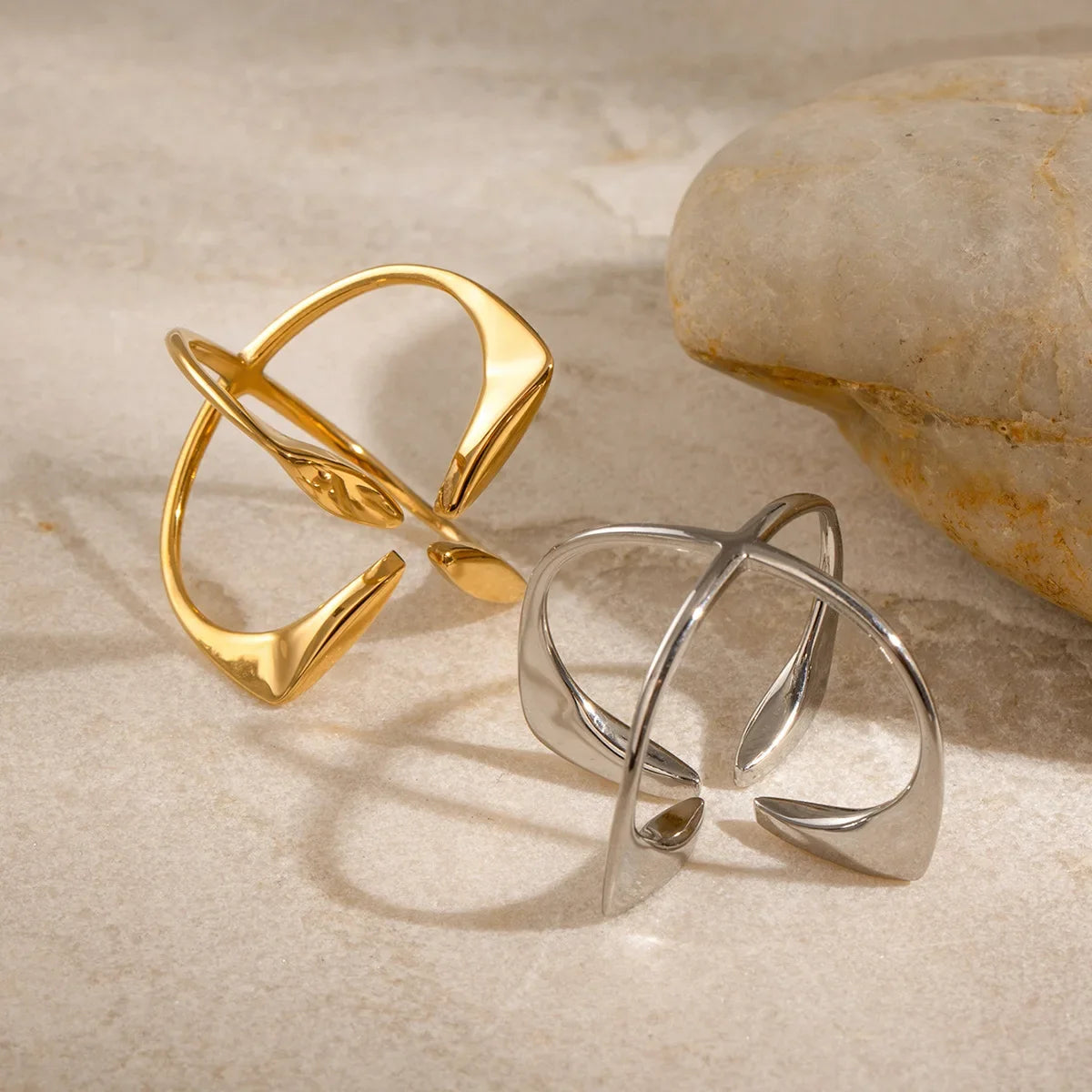 Four Points Sterling Silver Ring