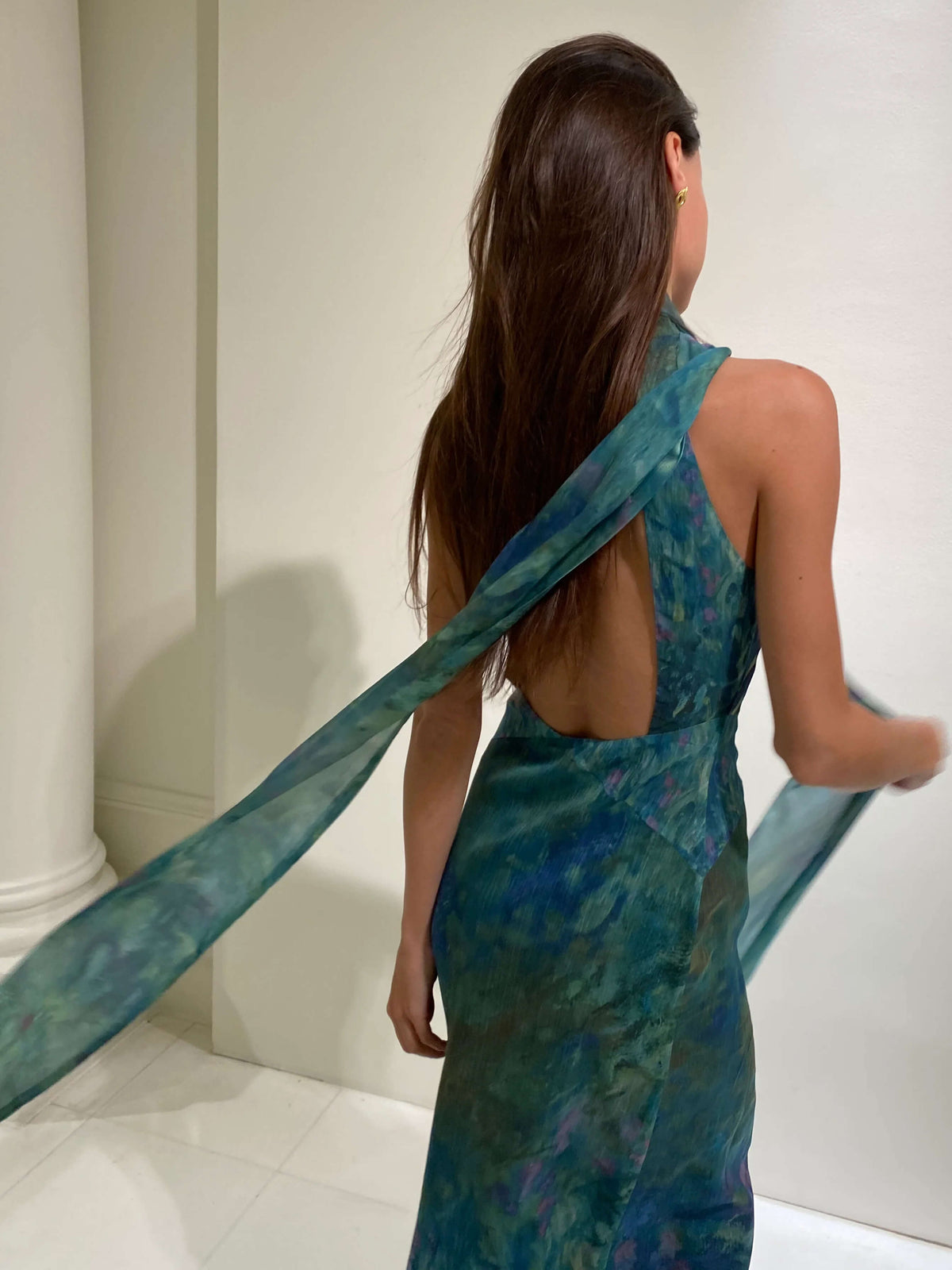 Monet Irises Gown