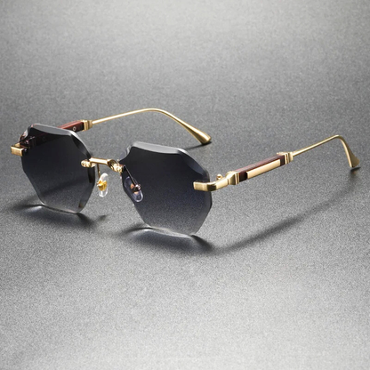 Hexa Rimless Sunglasses