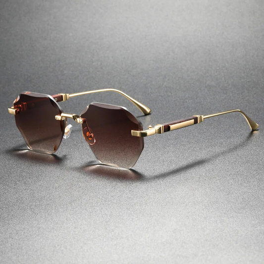 Hexa Rimless Sunglasses