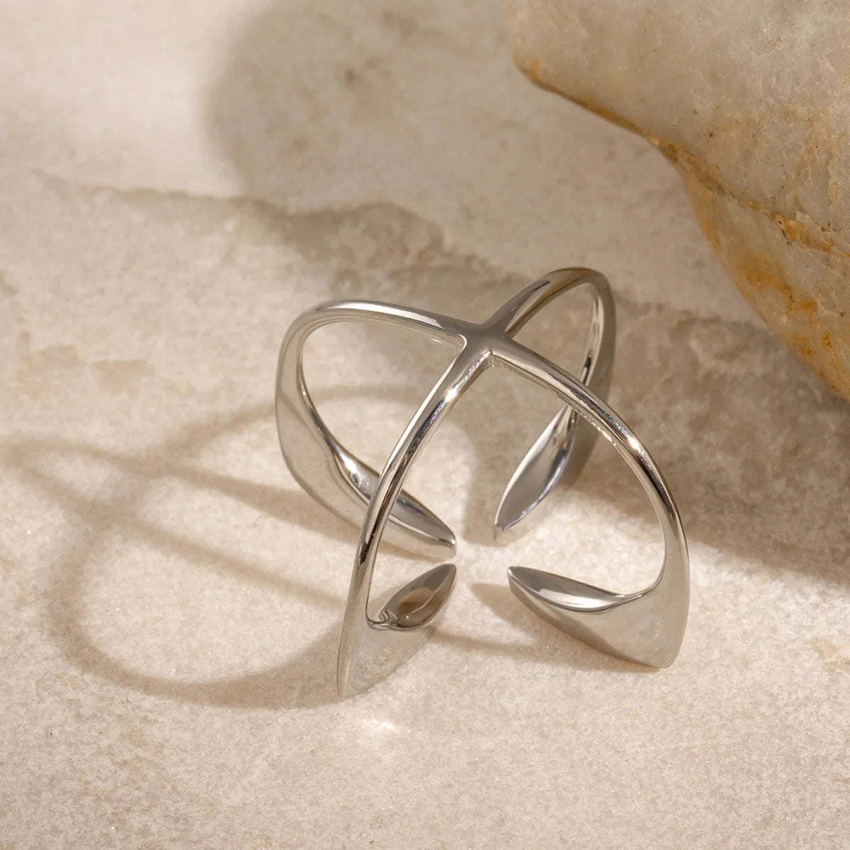 Four Points Sterling Silver Ring