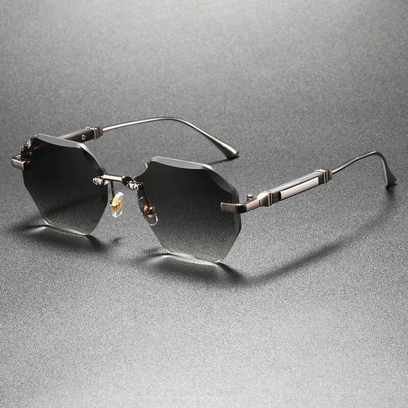 Hexa Rimless Sunglasses