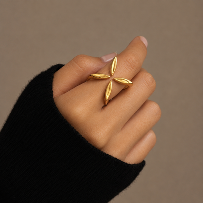 Four Points Sterling Silver Ring