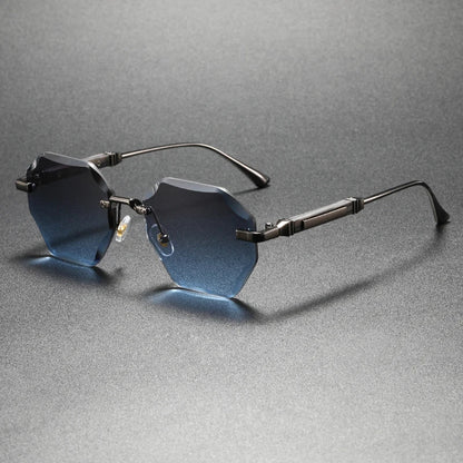 Hexa Rimless Sunglasses